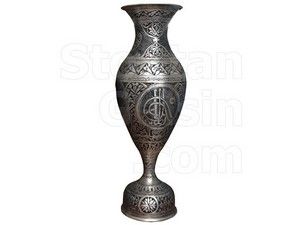 Vazo ve emsiyelik Bakr El lemeli 46 cm