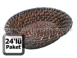 Kk Boy Ekmek Sepeti Oval 16x21 cm 24l Paket