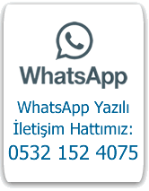 WhatsApp Yazılı İletişim Hattımız
